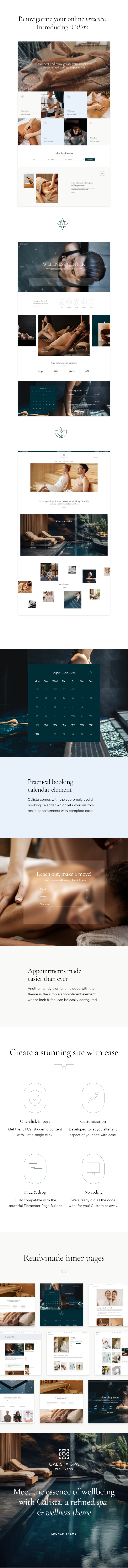 Calista - Spa & Wellness WordPress Theme